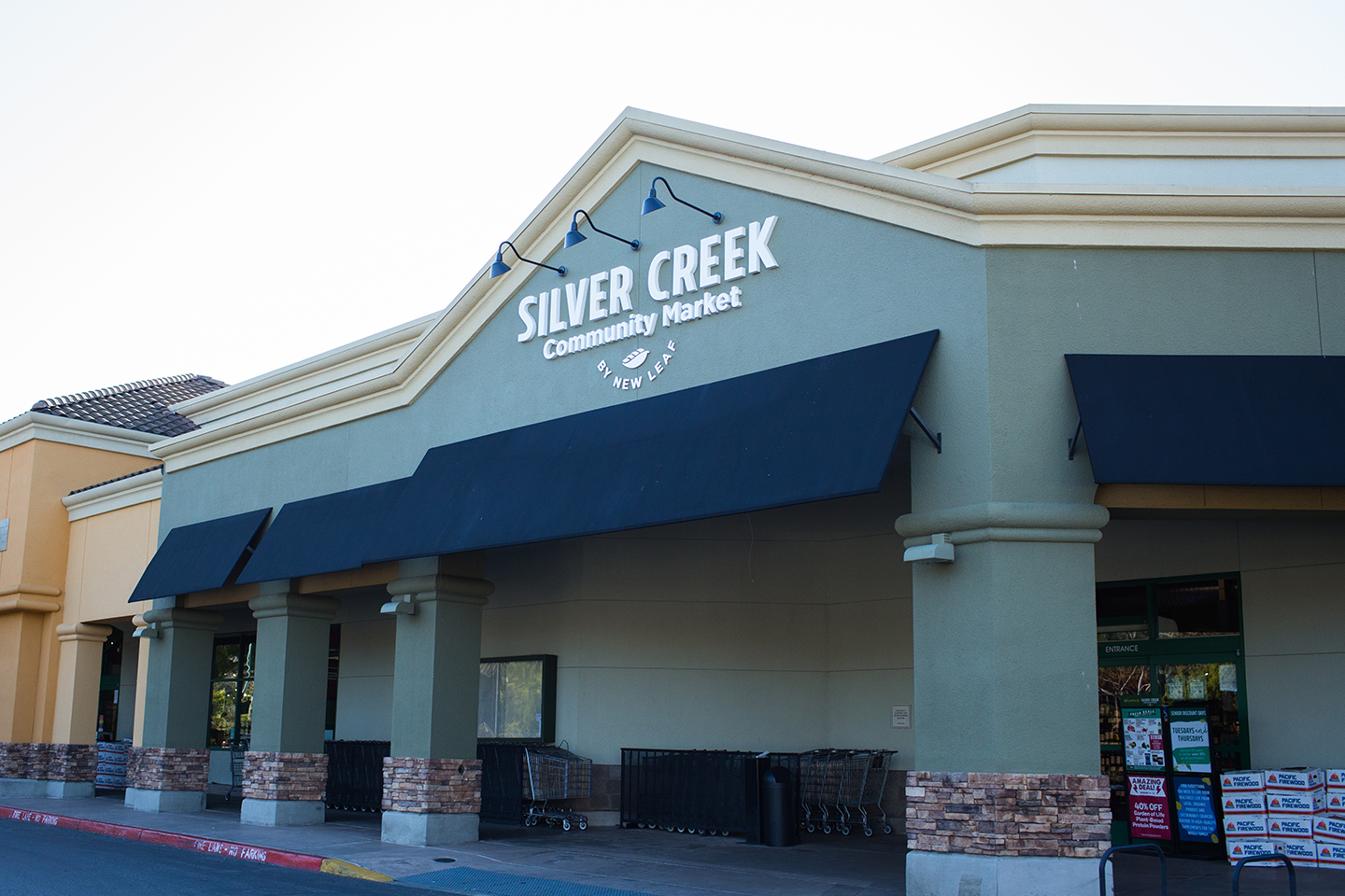 new leaf market Silver Creek store partner logos